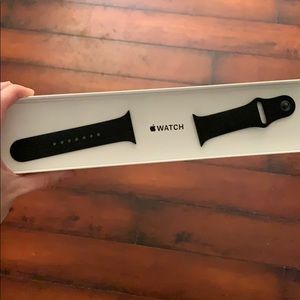 NWOT black apple watch band